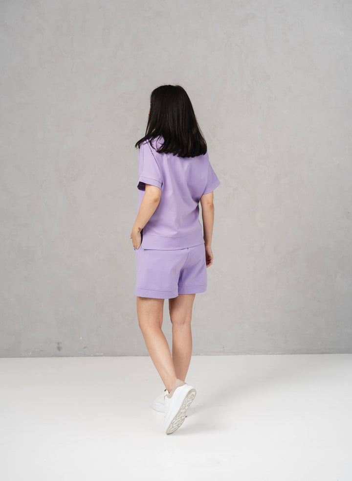 Set bumbac Kiara Lila