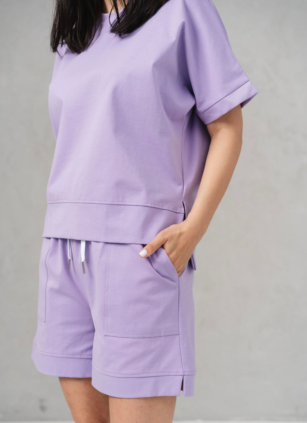 Set bumbac Kiara Lila