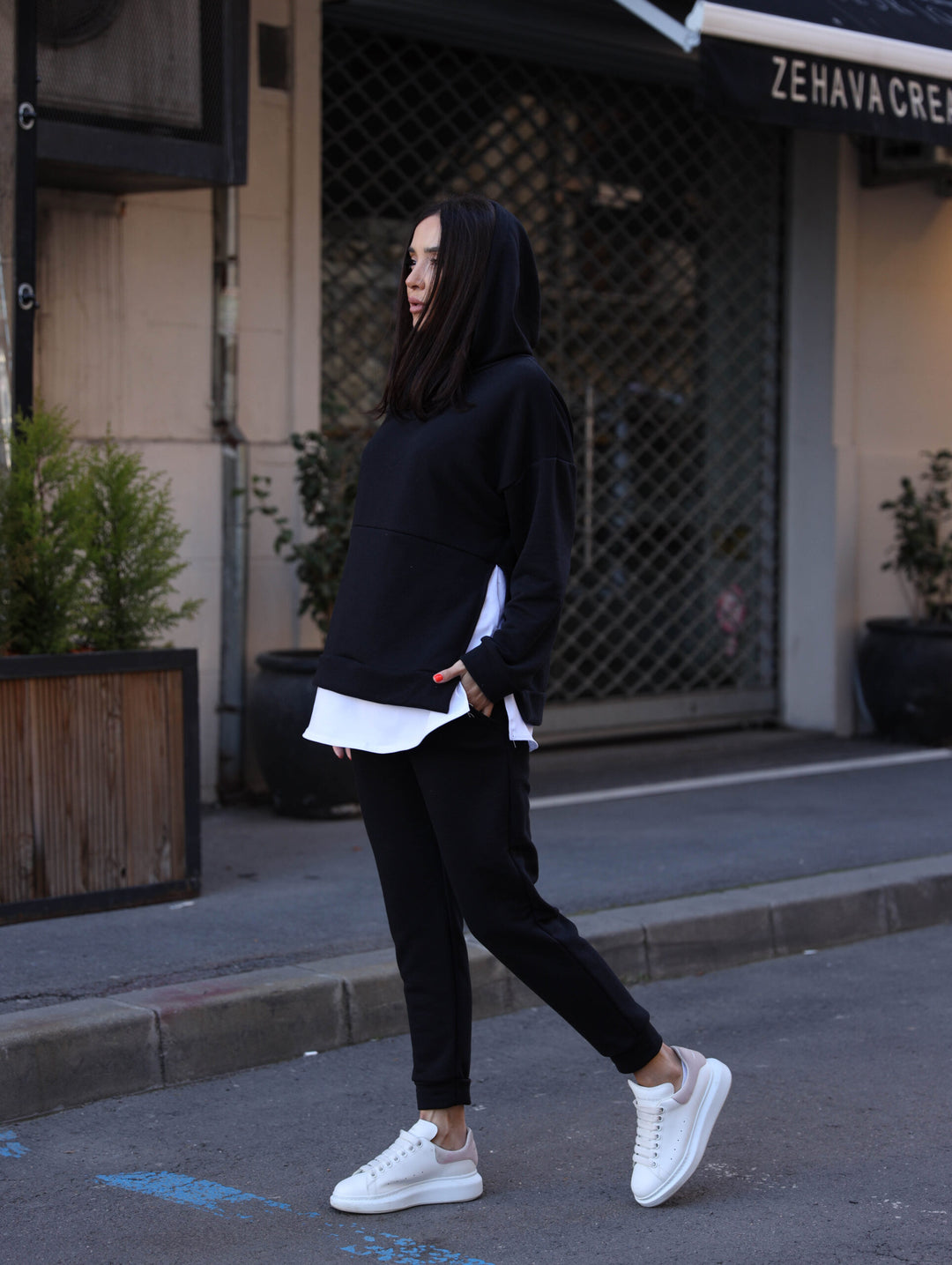 Trening bumbac Denver Negru