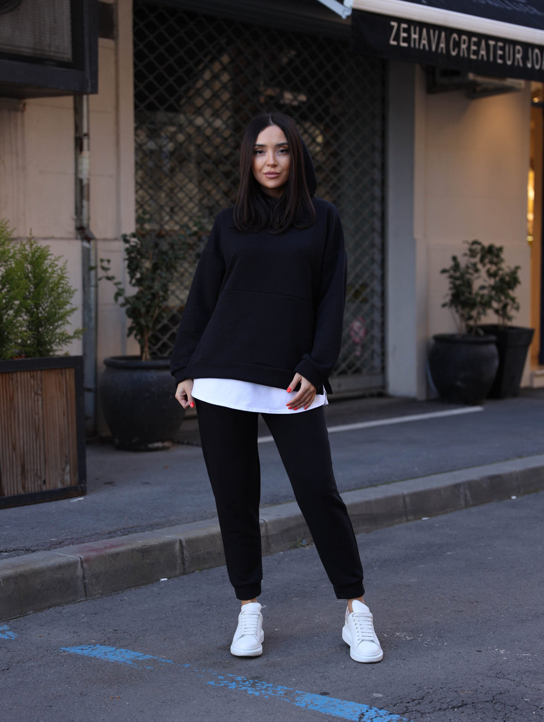 Trening bumbac Denver Negru