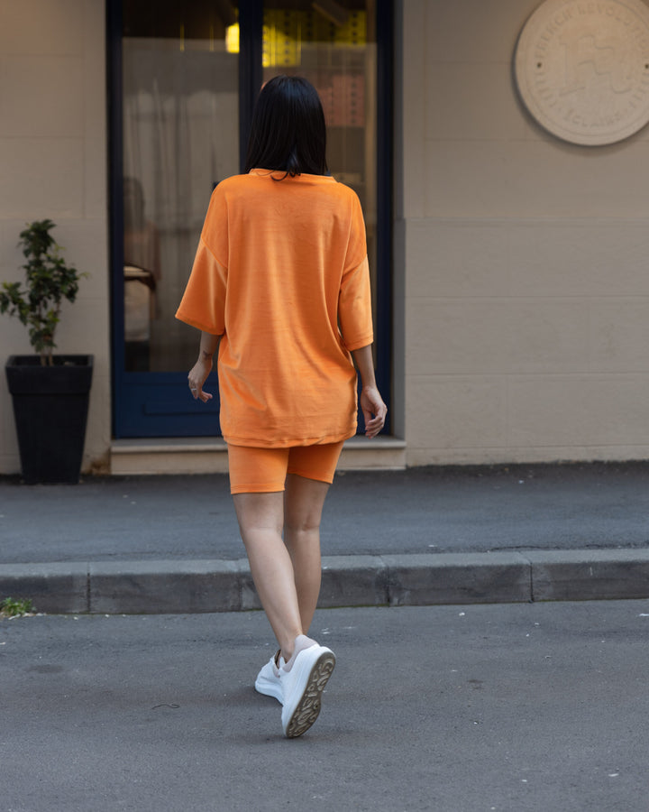 Set catifea Lulu Orange