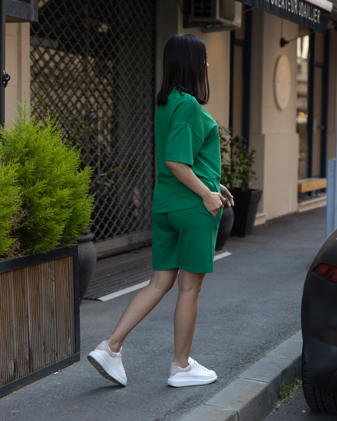 Set bumbac Stilish Verde
