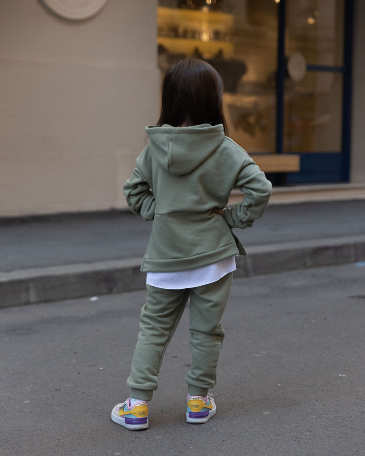 Set bumbac mamă-copil Denver Verde Mentă