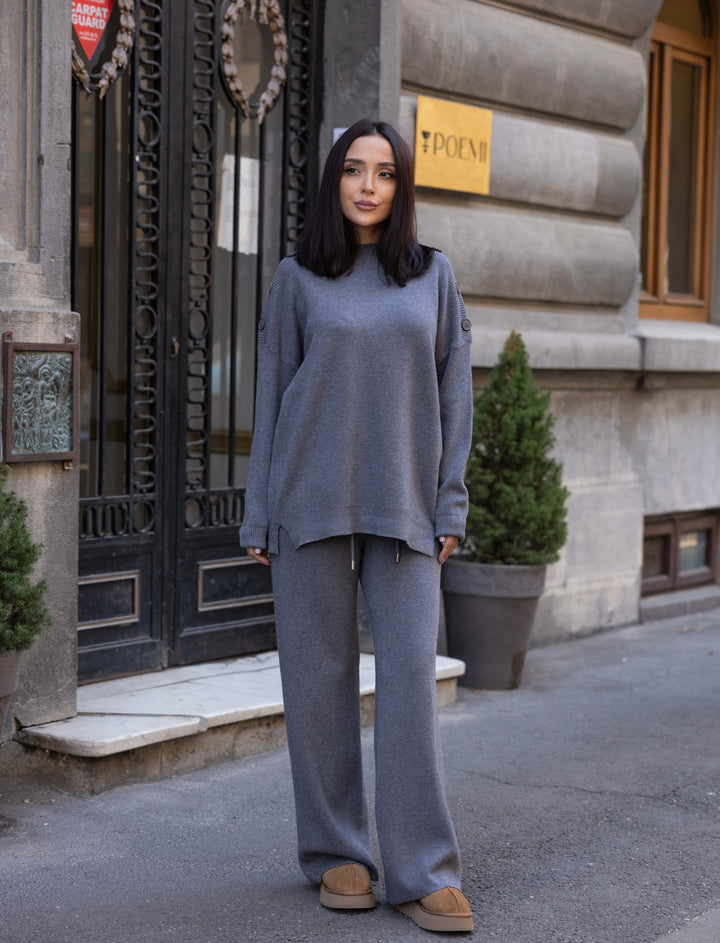 Set tricot Adele Gri