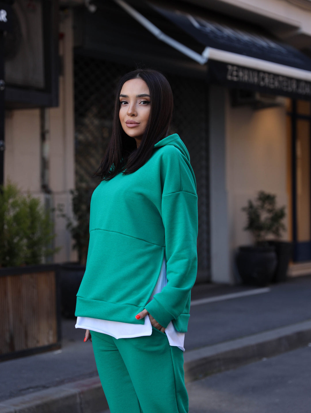 Trening bumbac Denver Verde
