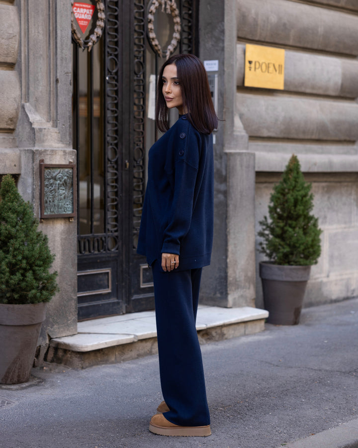 Set tricot Adele Bleumarin
