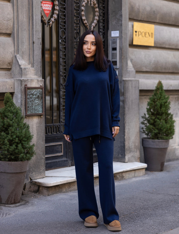 Set tricot Adele Bleumarin