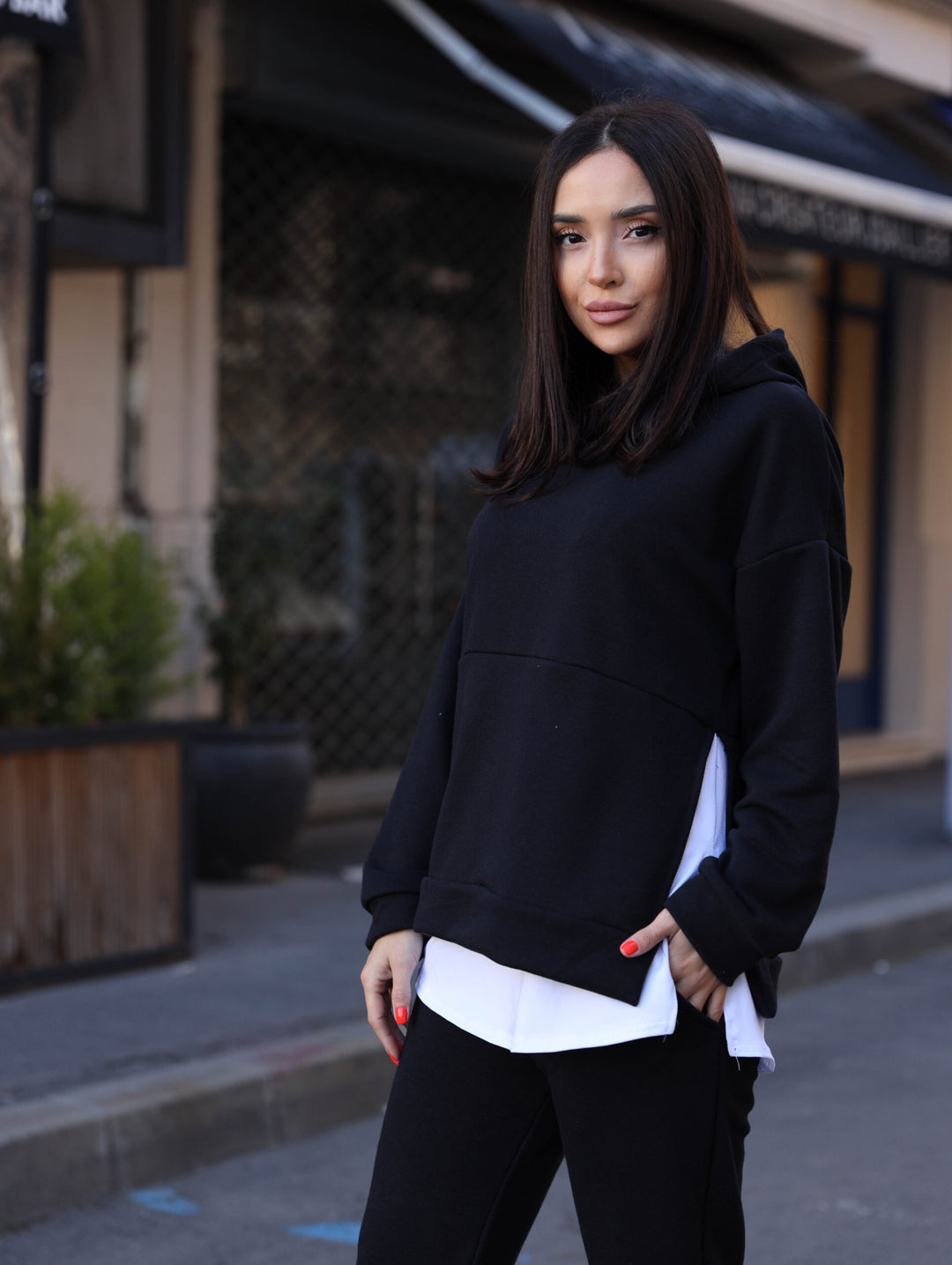 Trening bumbac Denver Negru
