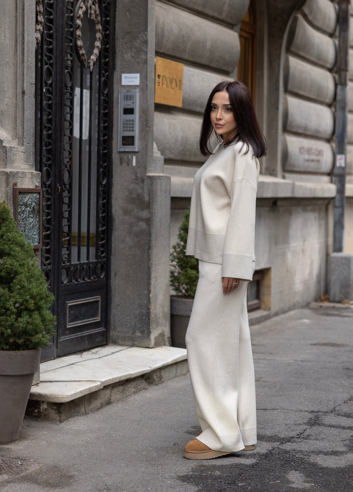 Set tricot Sofia Ivoire