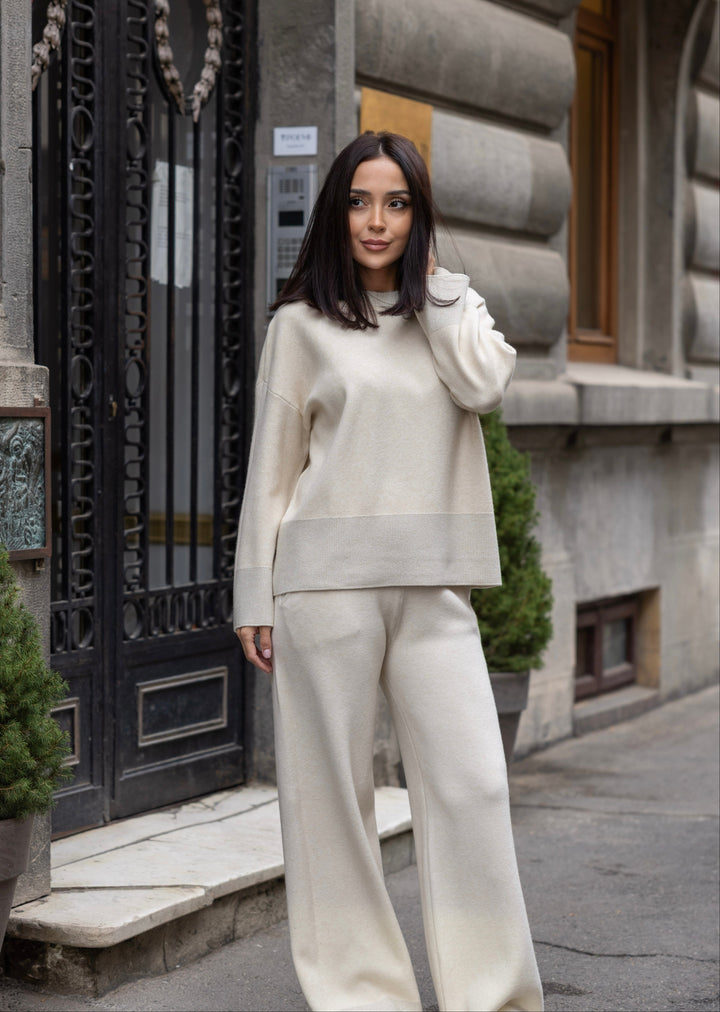 Set tricot Sofia Ivoire