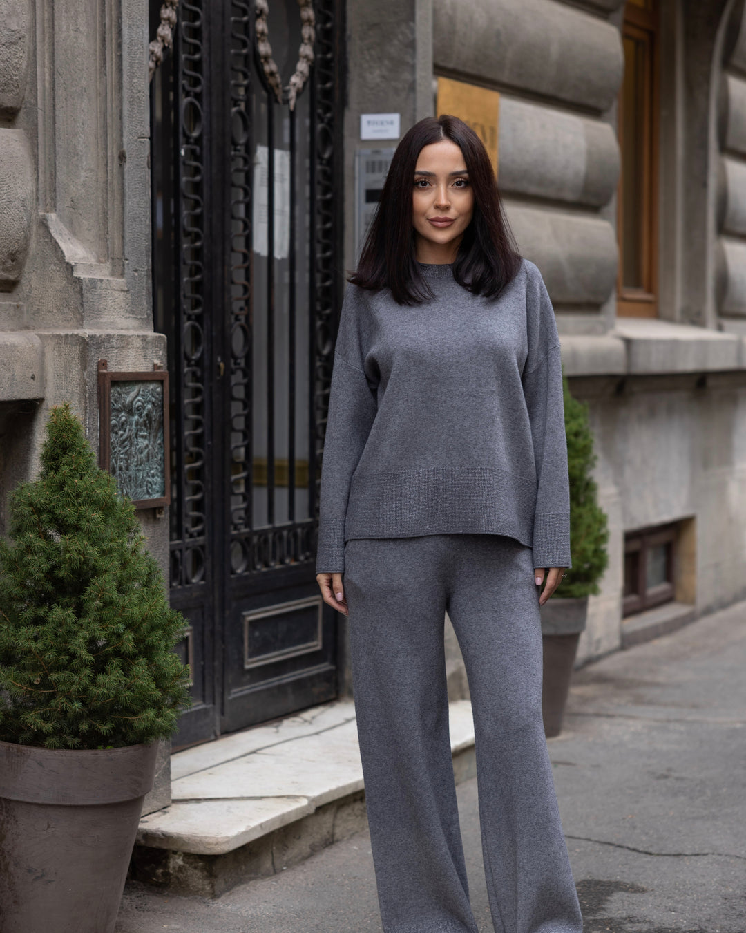 Set tricot Sofia Gri