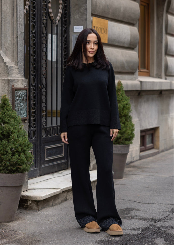 Set tricot Sofia Negru