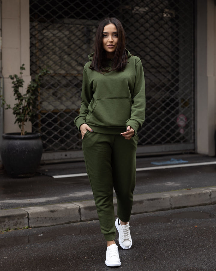Trening bumbac Alice Kaki