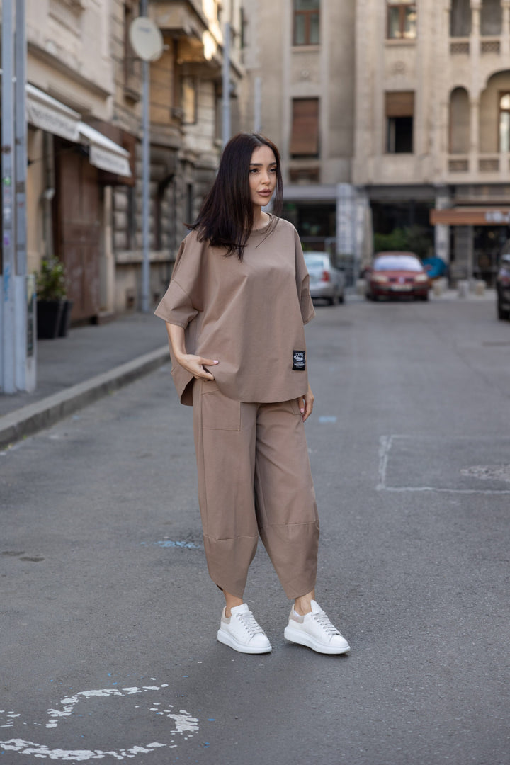 Set bumbac Kaida Cappuccino