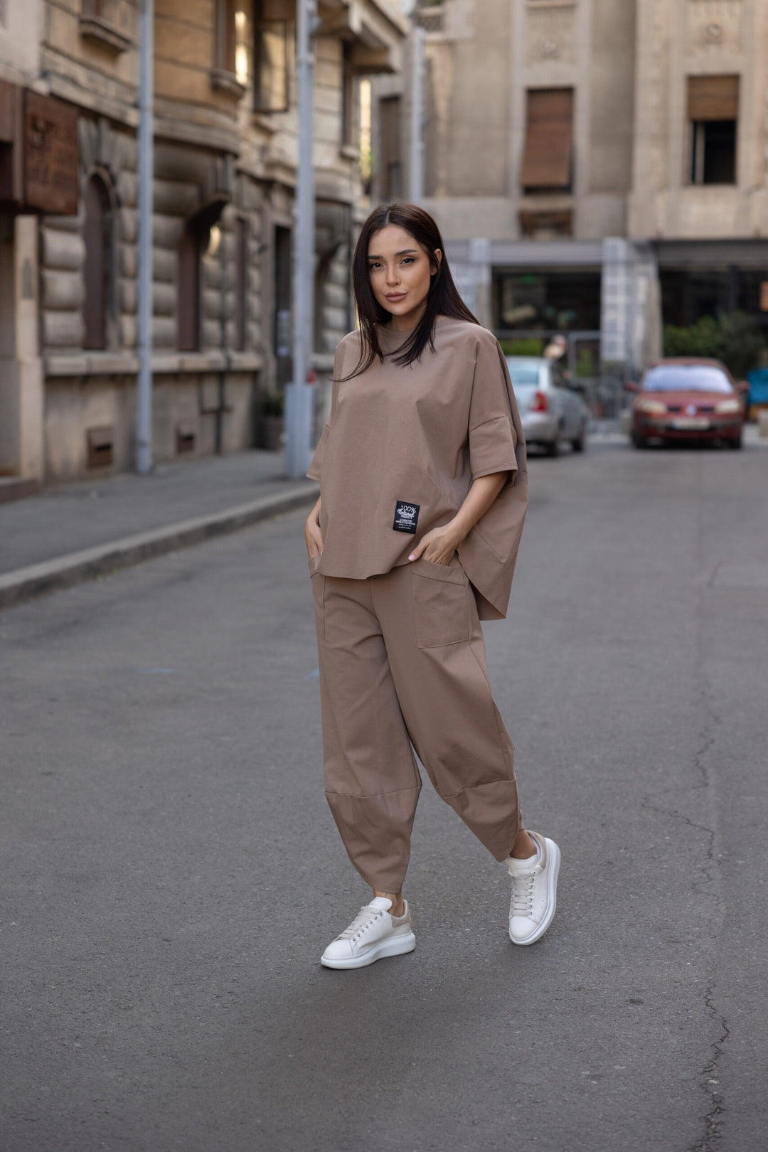 Set bumbac Kaida Cappuccino