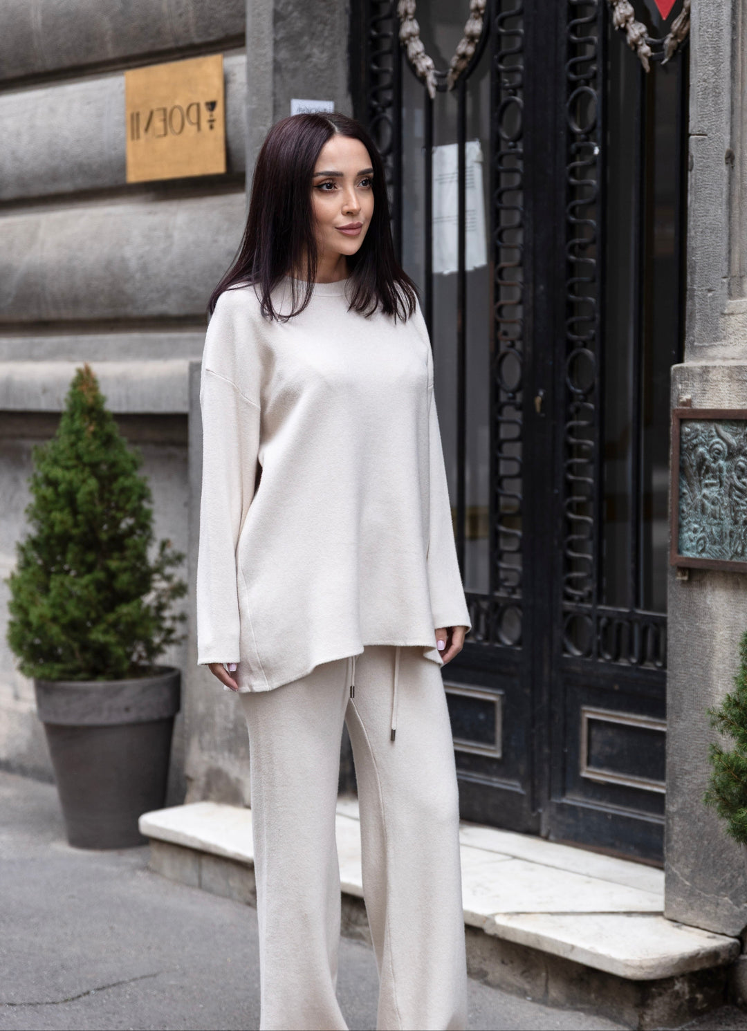 Set tricot Milena Ivoire