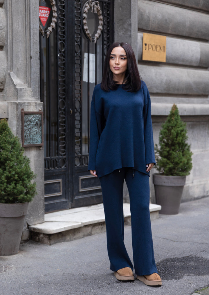 Set tricot Milena Bleumarin