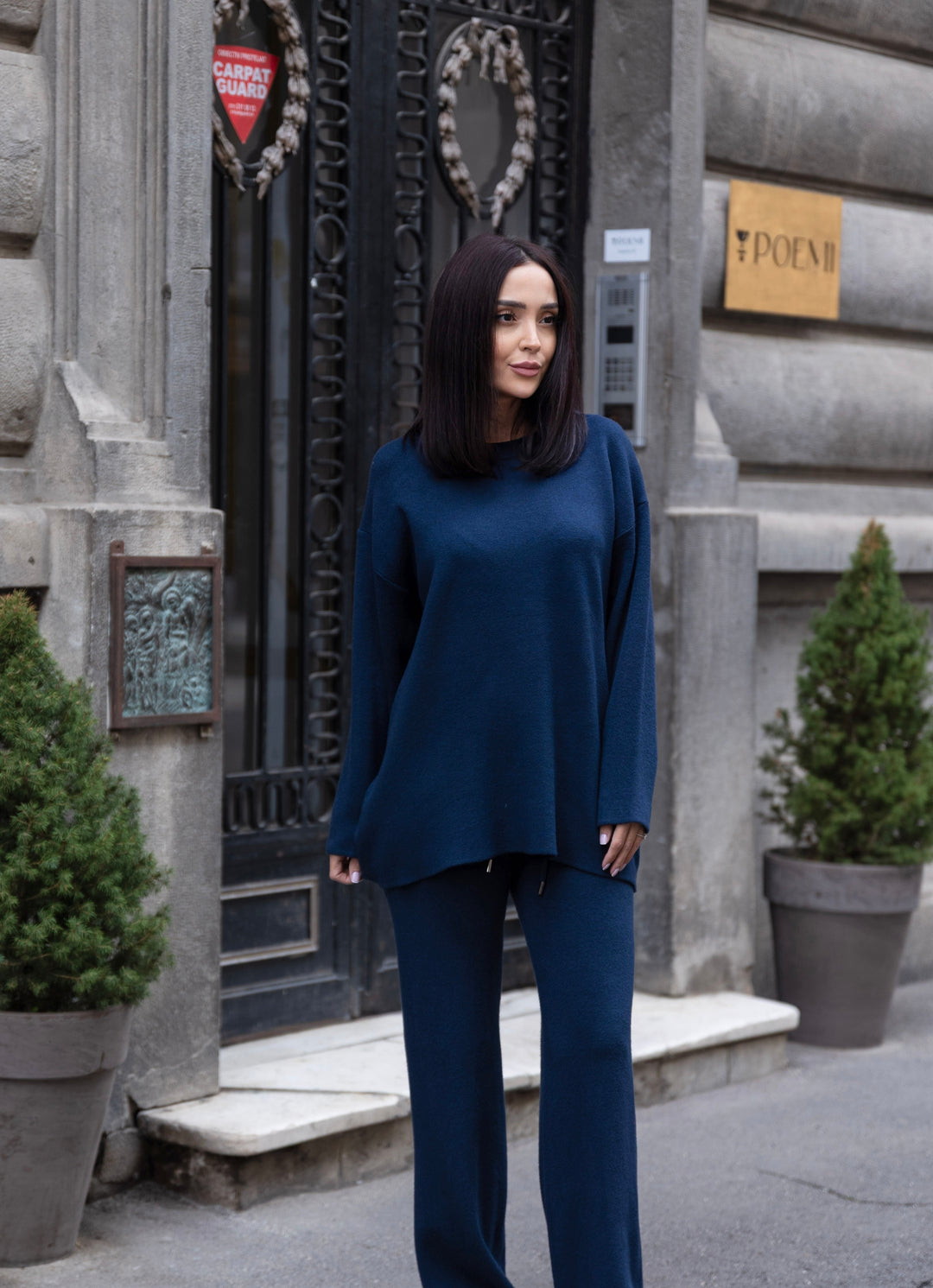 Set tricot Milena Bleumarin