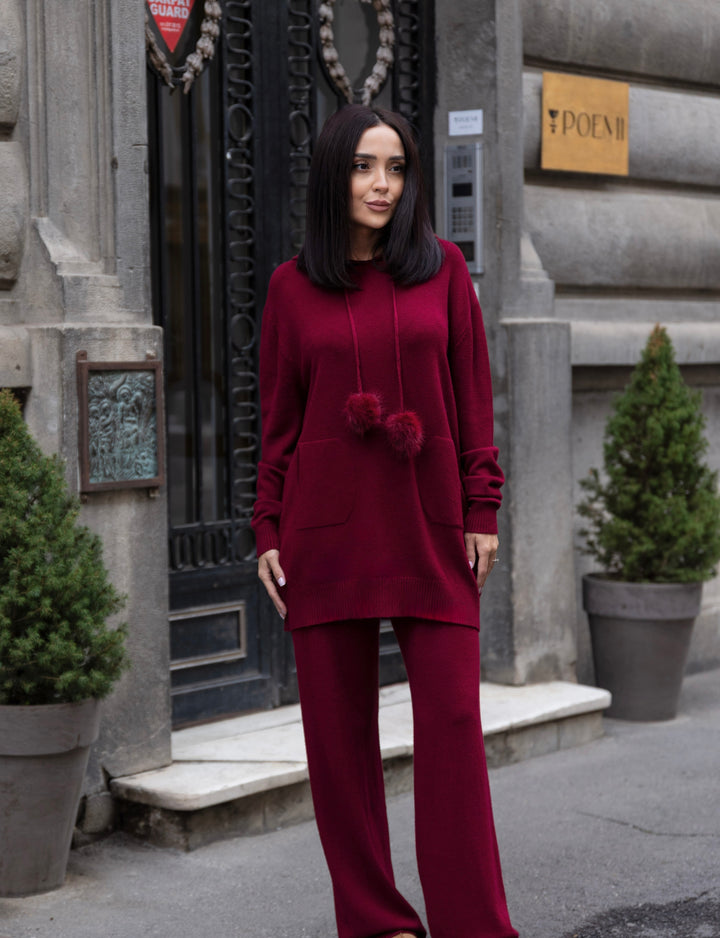 Set tricot Mia Bordo