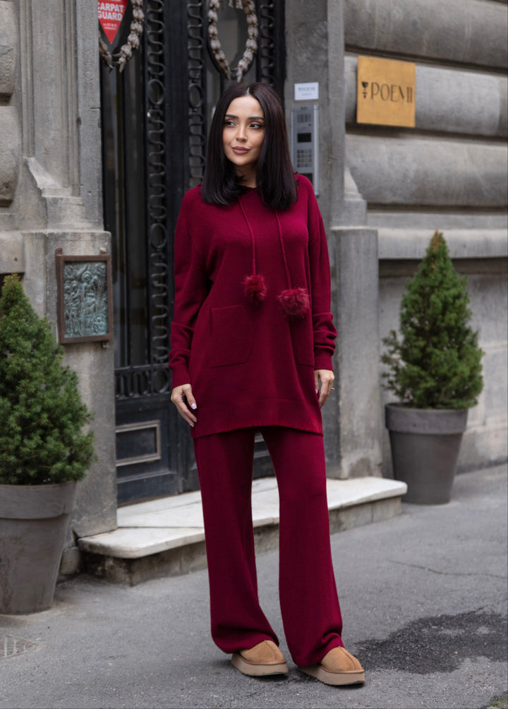 Set tricot Mia Bordo