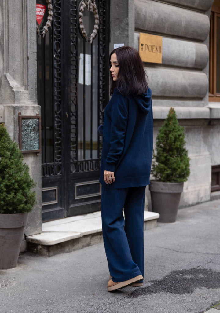 Set tricot Mia Bleumarin