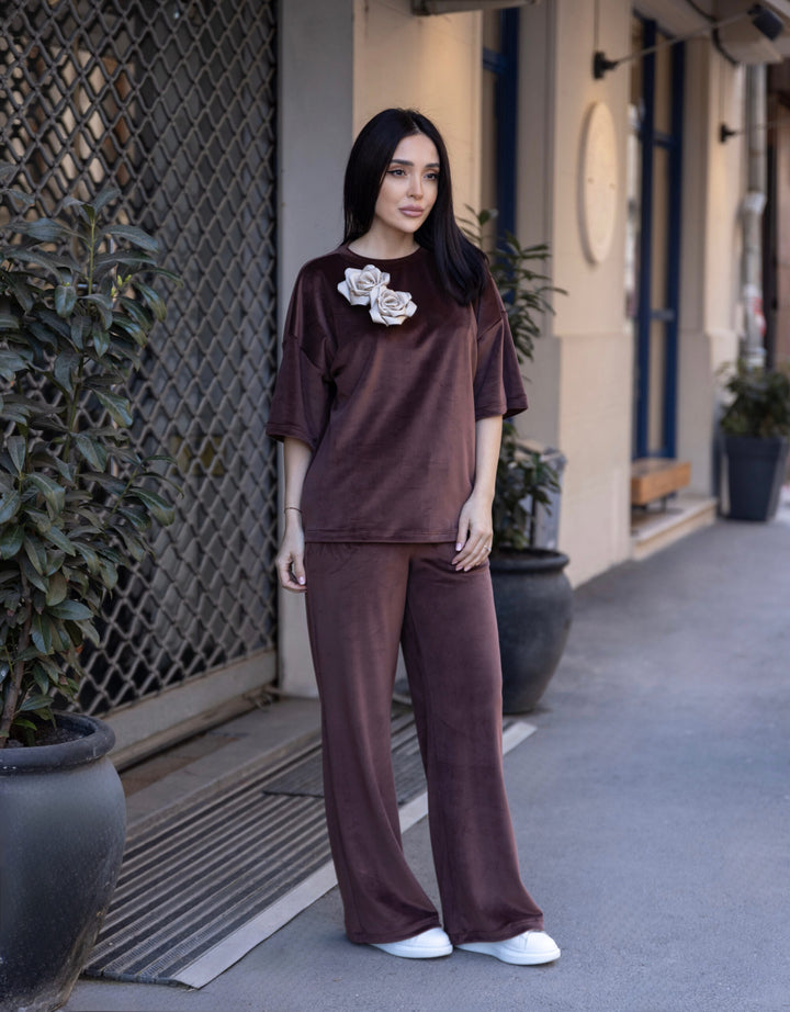 Set catifea Rose Maro