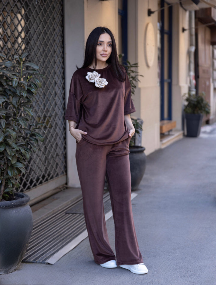 Set catifea Rose Maro