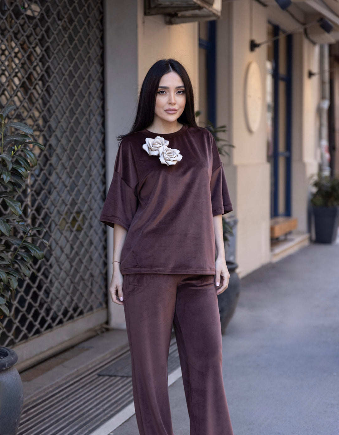 Set catifea Rose Maro