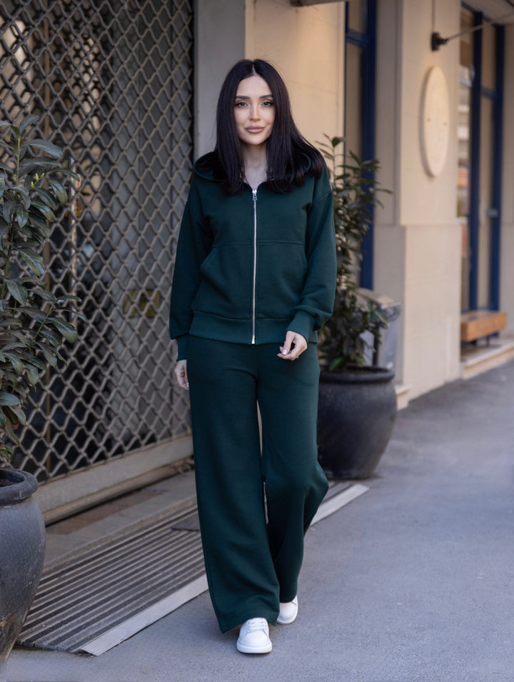 Trening bumbac 100% Malika Verde