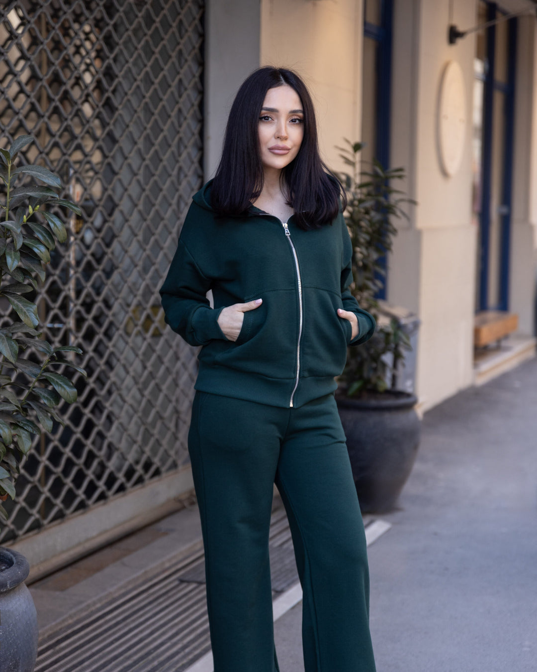 Trening bumbac 100% Malika Verde