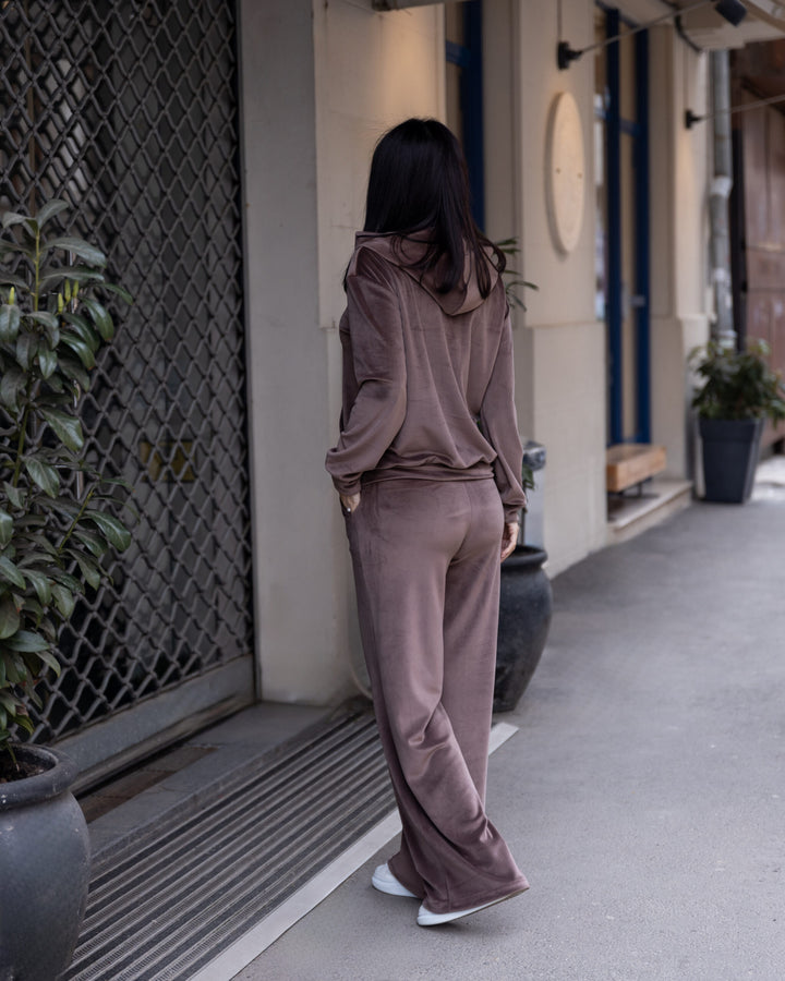 Trening catifea Chloe Mocha