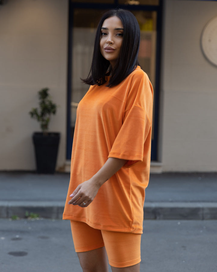 Set catifea Lulu Orange