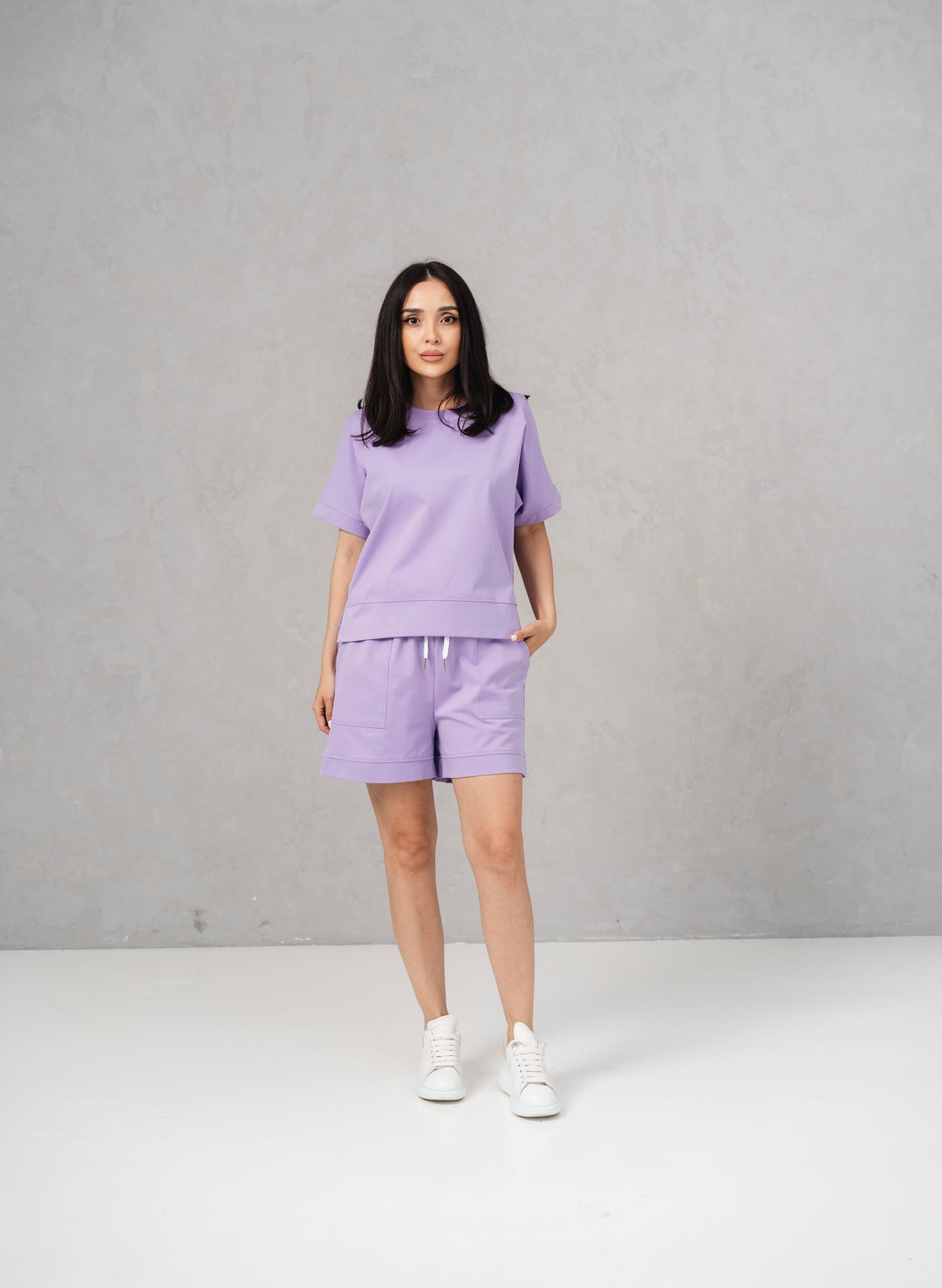 Set bumbac Kiara Lila