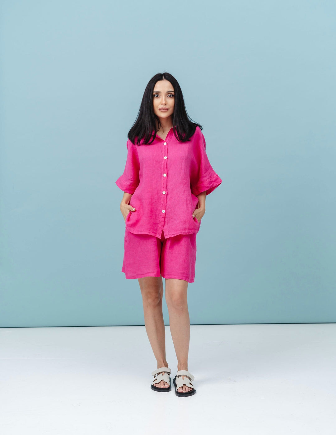 Set in Corfu Fucsia