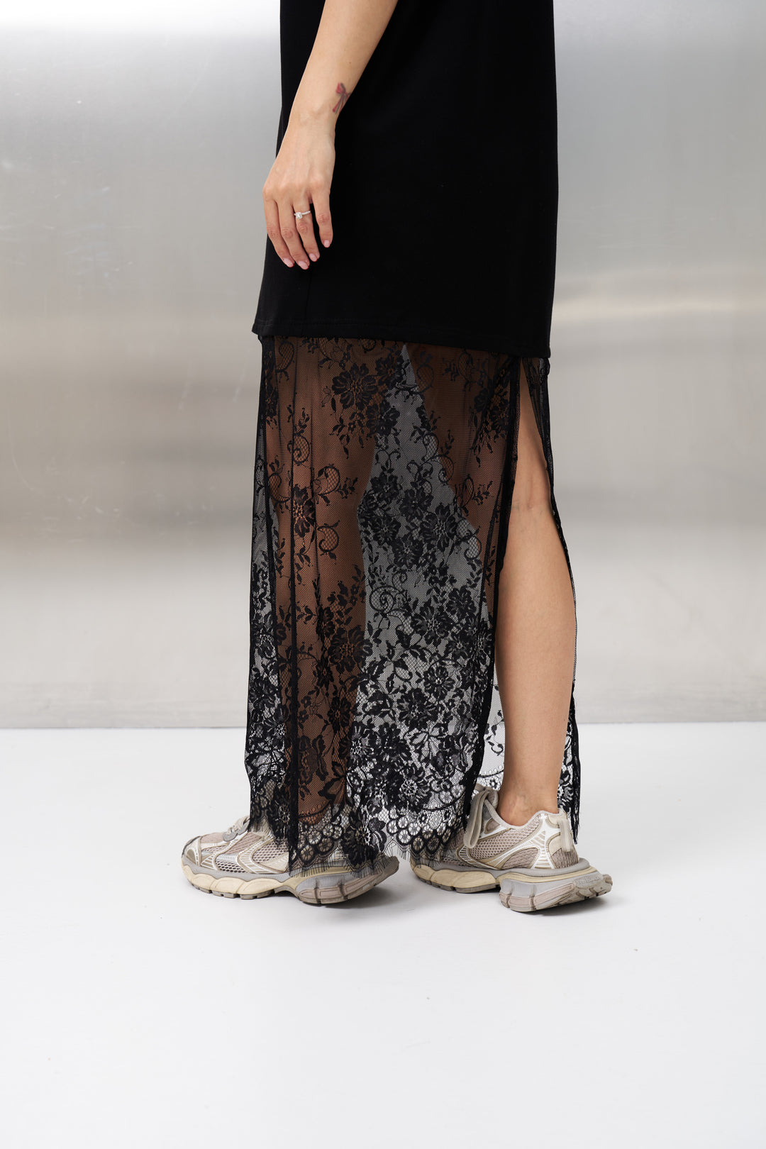 Rochie Bumbac Premium Amora Neagră