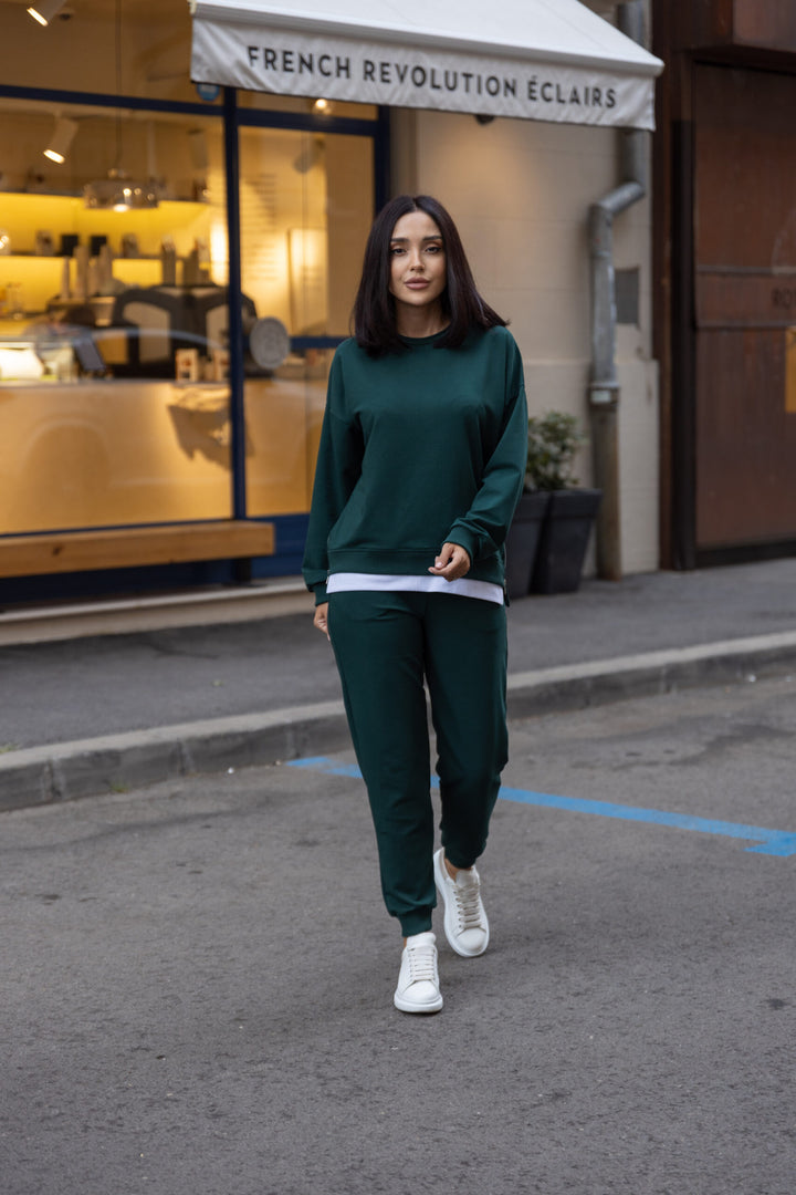 Trening bumbac Kaia Verde