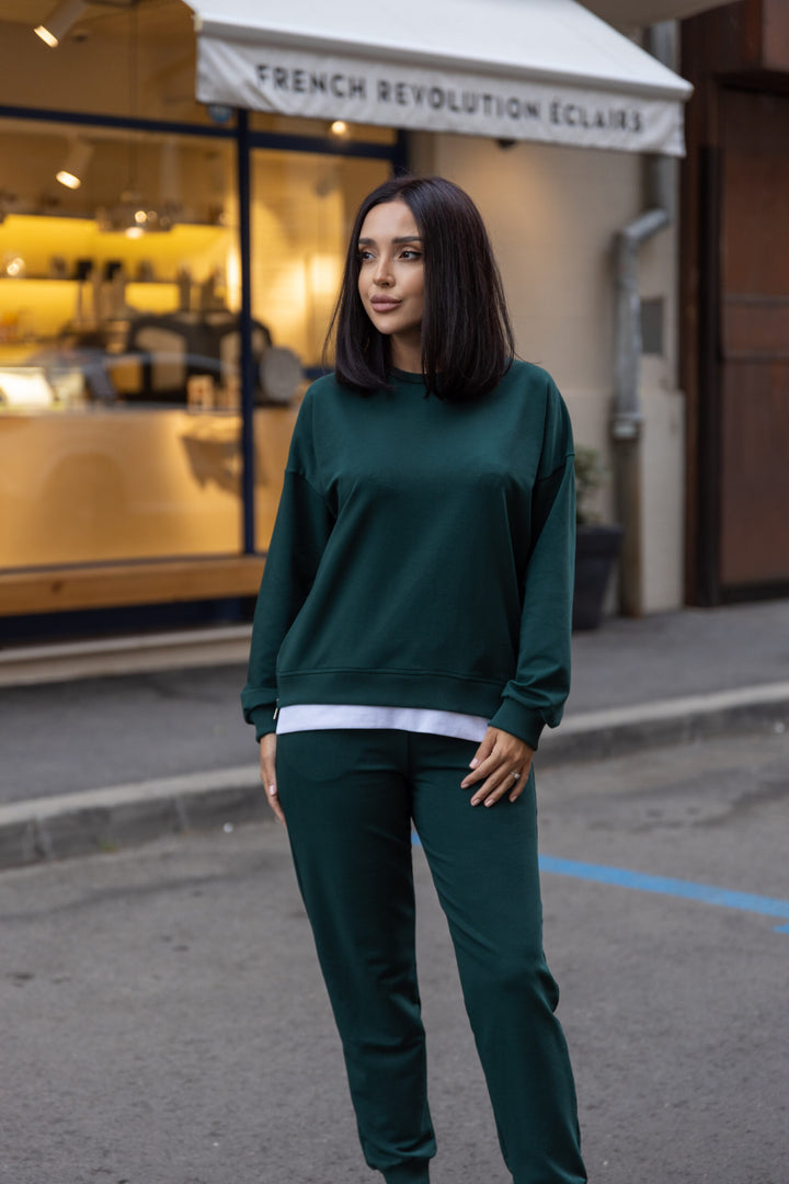Trening bumbac Kaia Verde
