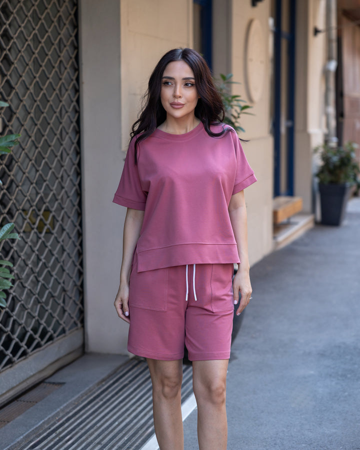 Set bumbac Sia Roz Prăfuit