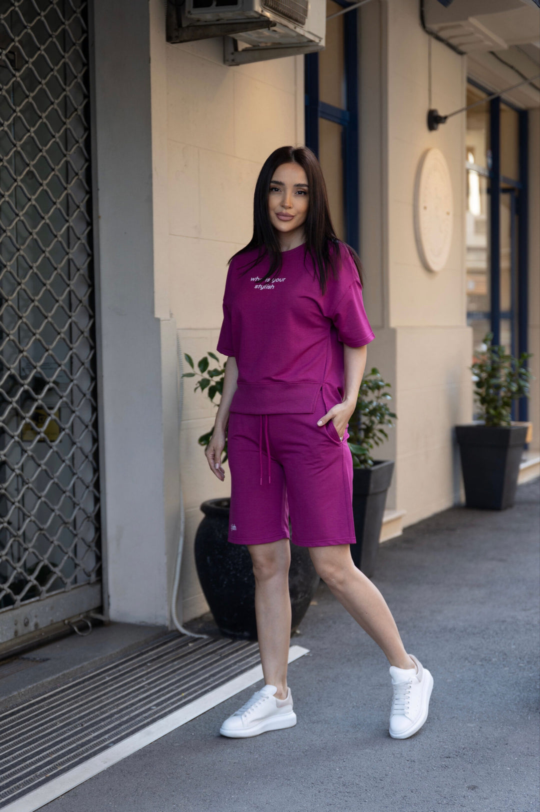 Set bumbac Stilish Zmeura