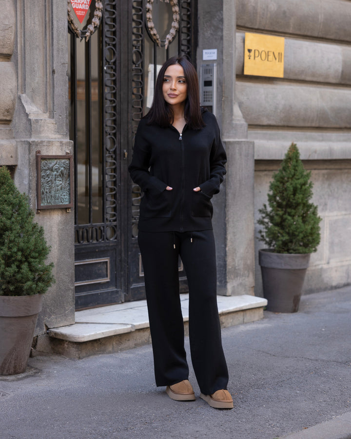 Set tricot Mille Negru