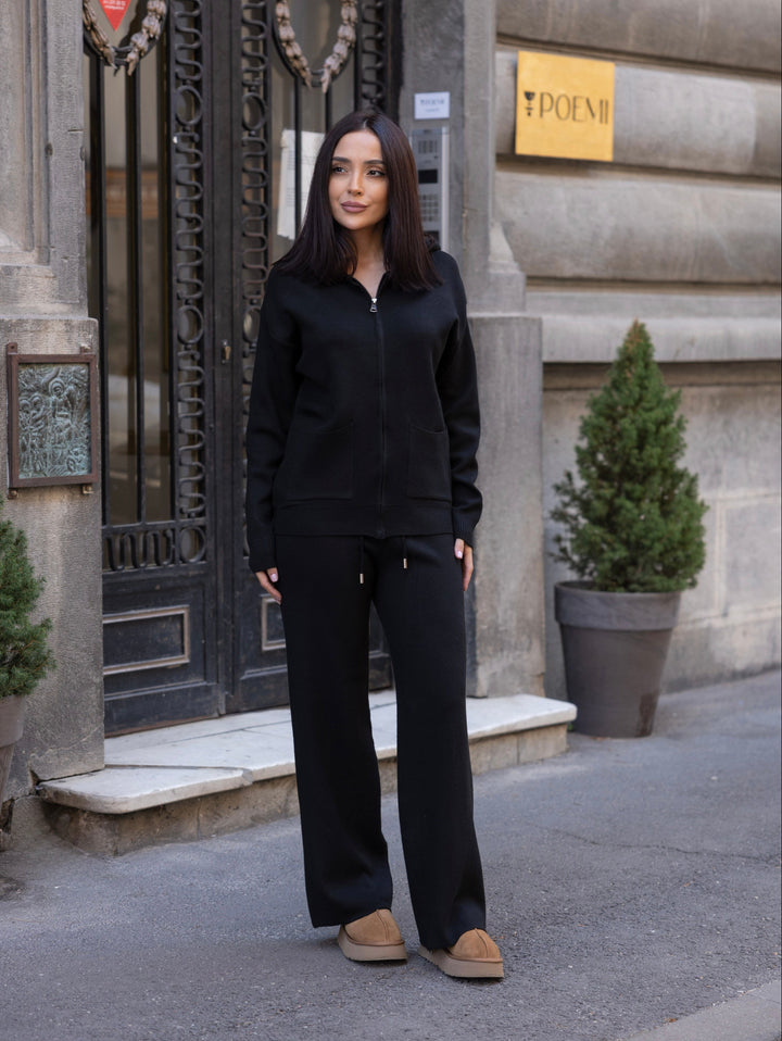 Set tricot Mille Negru