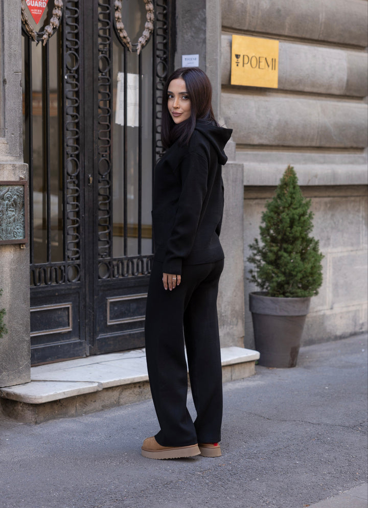 Set tricot Mille Negru